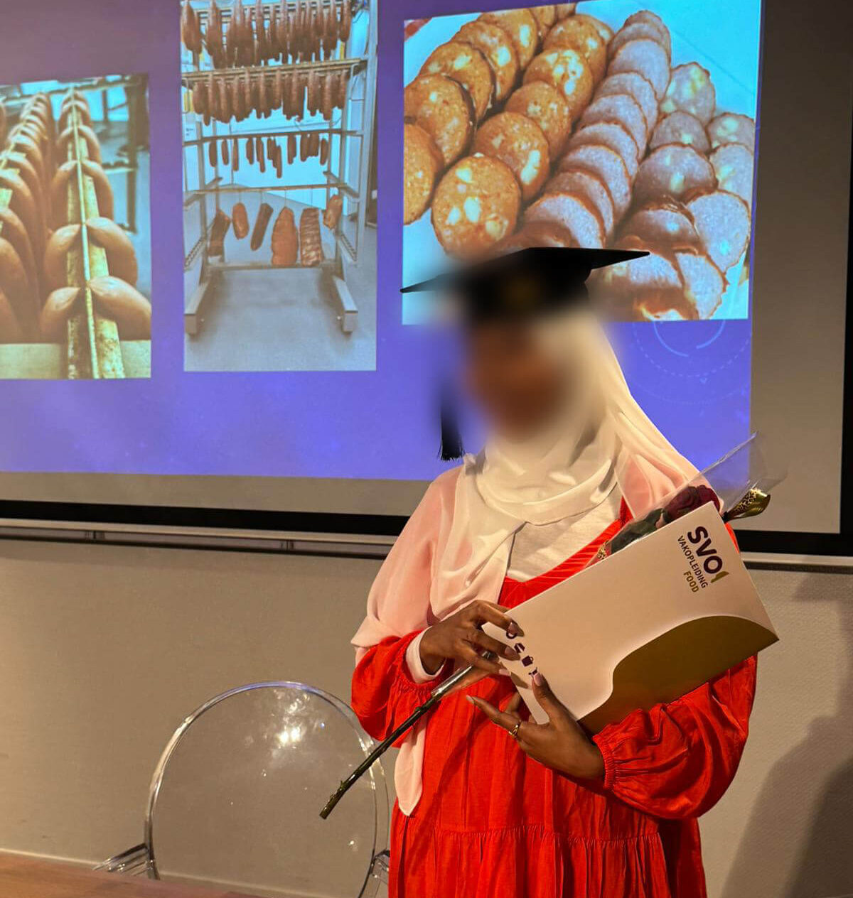 Meisje blurren.