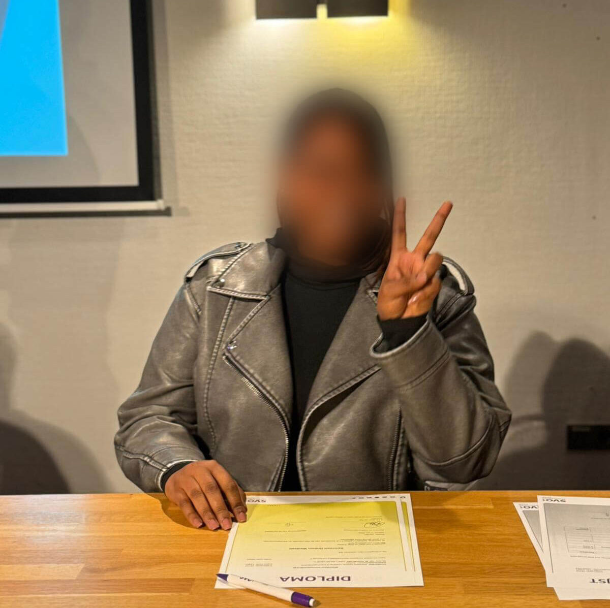 Meisje blurren